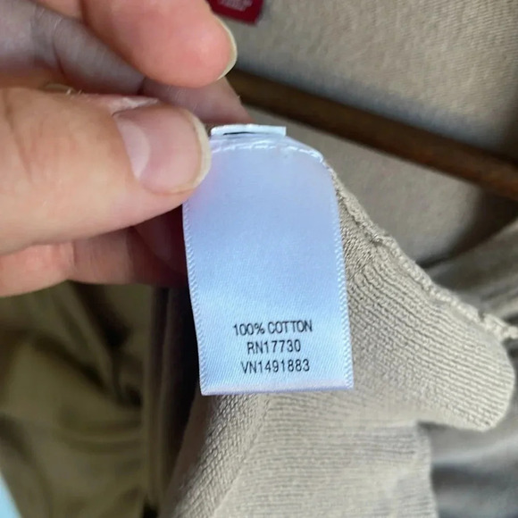 Merona 3/4 Sleeve Cardigan, Tan, Women’s Medium - Picture 4 of 6